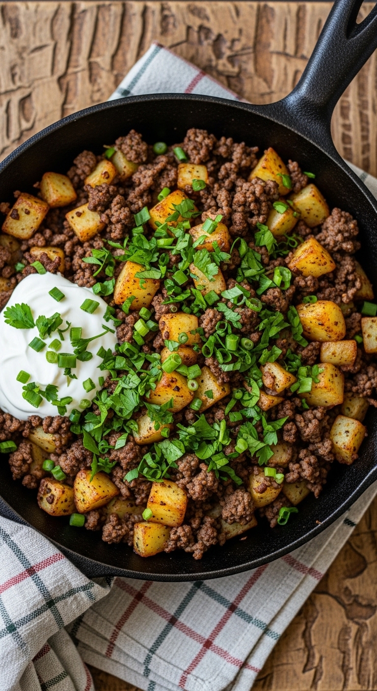 Ground Beef and Potatoes