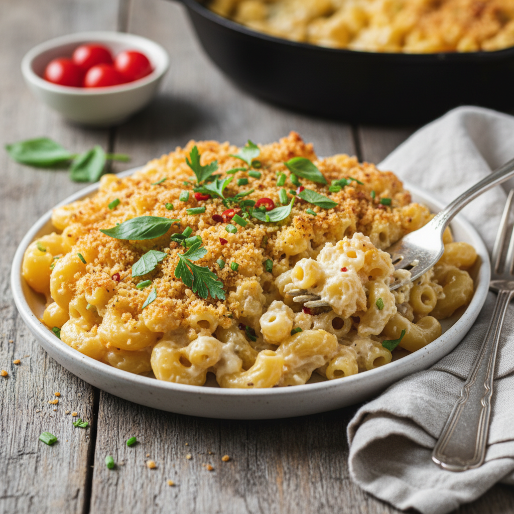 Serving suggestions for Ricotta Mac and Cheese
