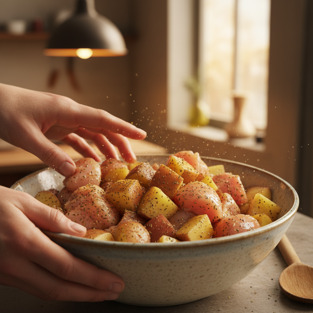 Ingredients Prepared for Cooking