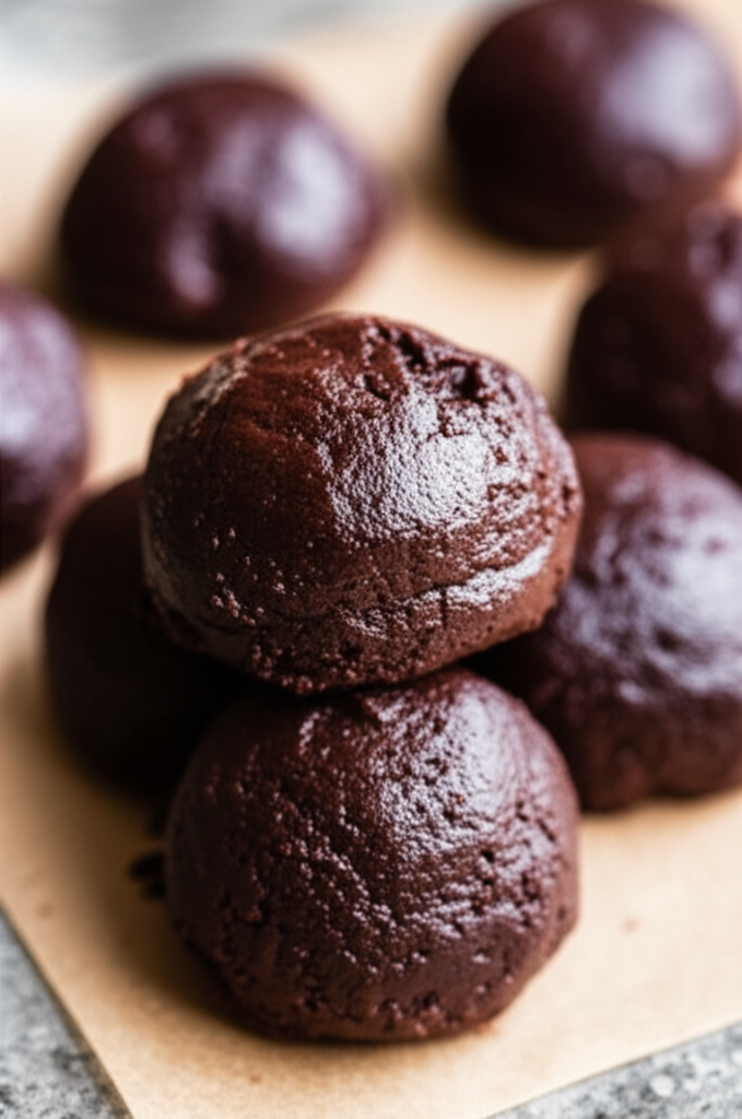 No bake brownie bites ingredients