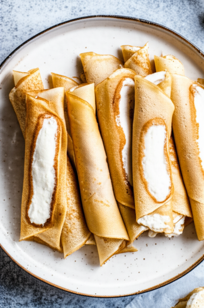 Cinnamon protein roll protein crepes overview