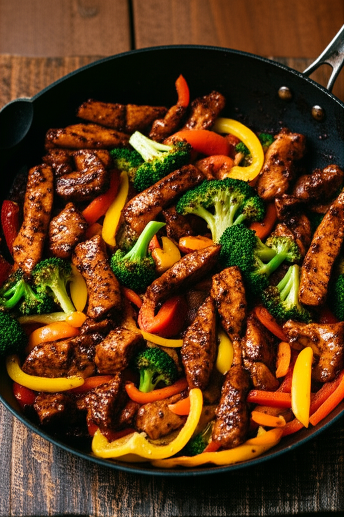 Black Pepper Chicken Dish