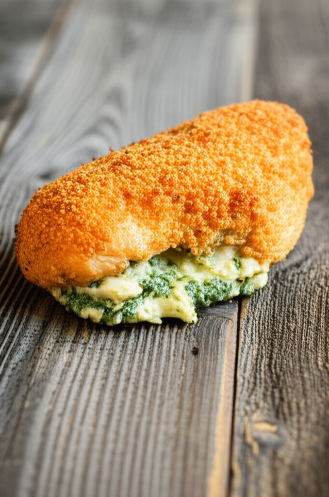 Stuffed chicken breast ready to serve