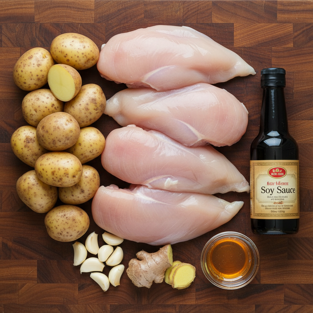 Ingredients for Teriyaki Chicken