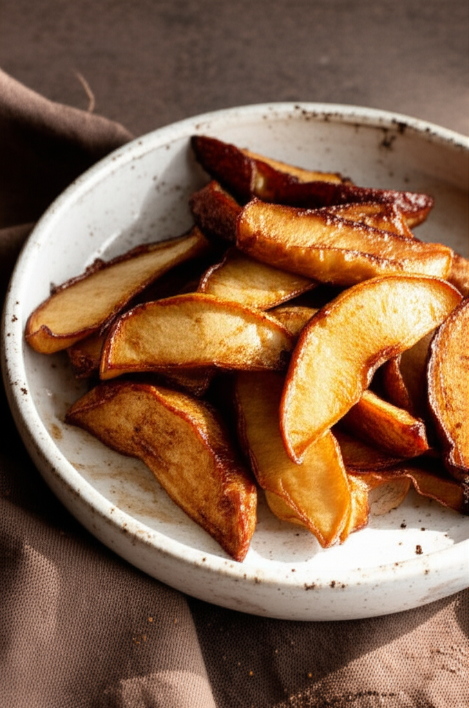 Air fryer apples delicious dish