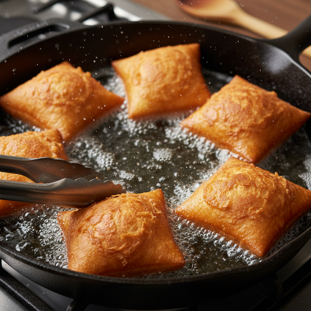Sweet and fluffy Vanilla French Beignets