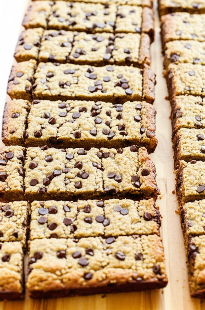 Banana Oatmeal Bars on Plate