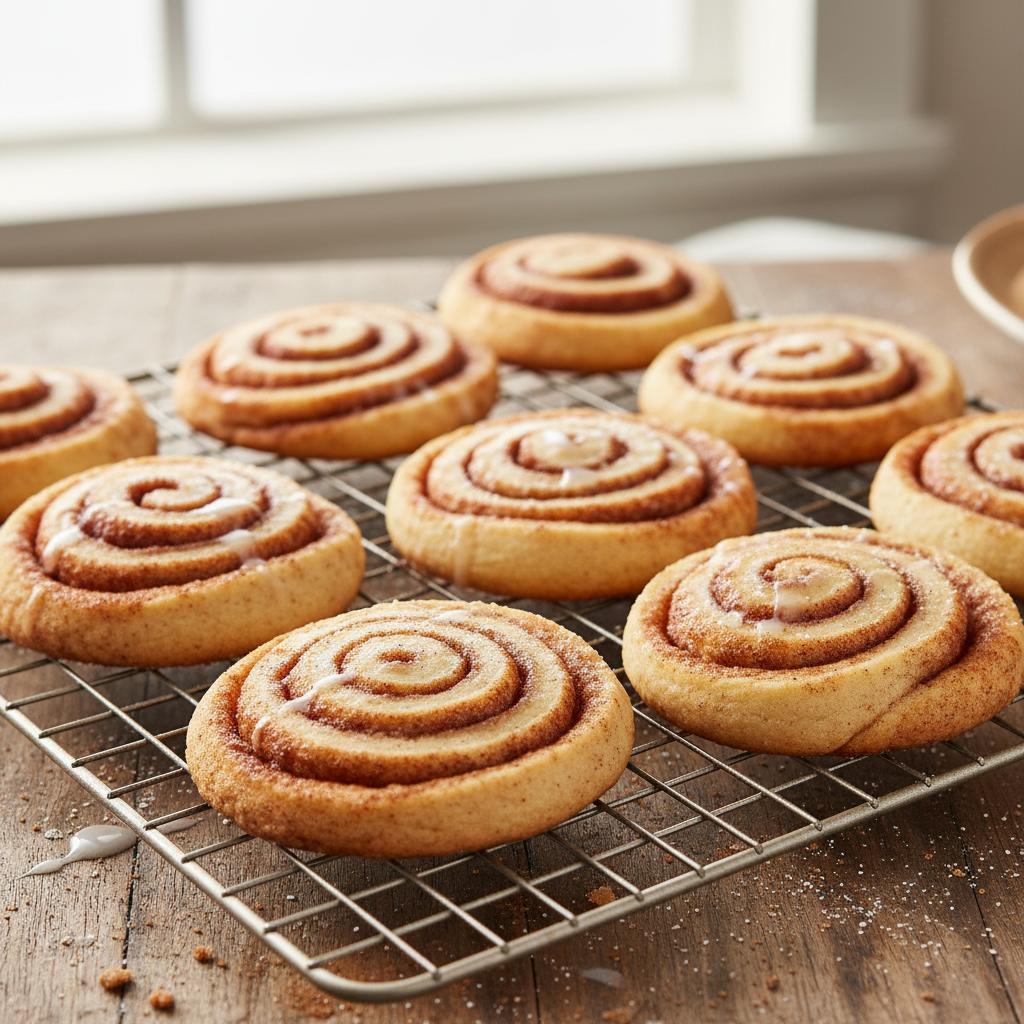 Baked cookies ready with shaping tips