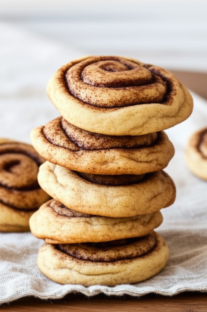 Cinnamon roll cookies assortment