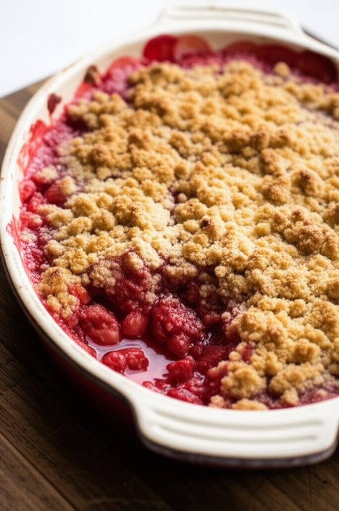 Fresh strawberries and dessert