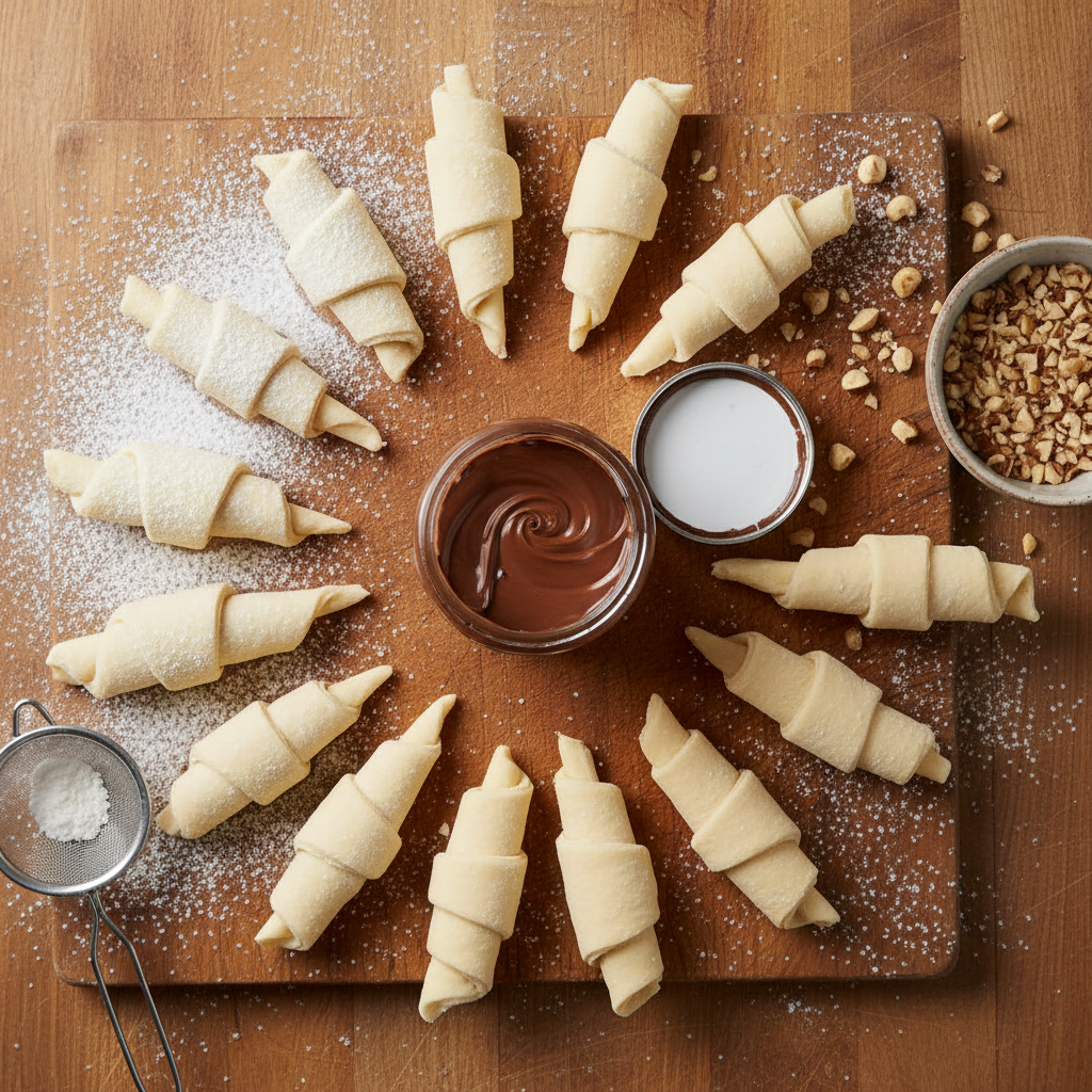 Nutella crescent roll ingredients