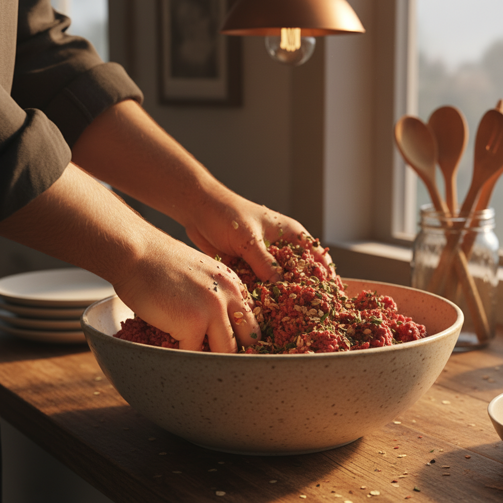 Ingredients for meatloaf recipe