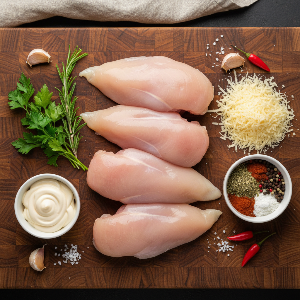 Ingredients for Melt In Your Mouth Chicken Breast