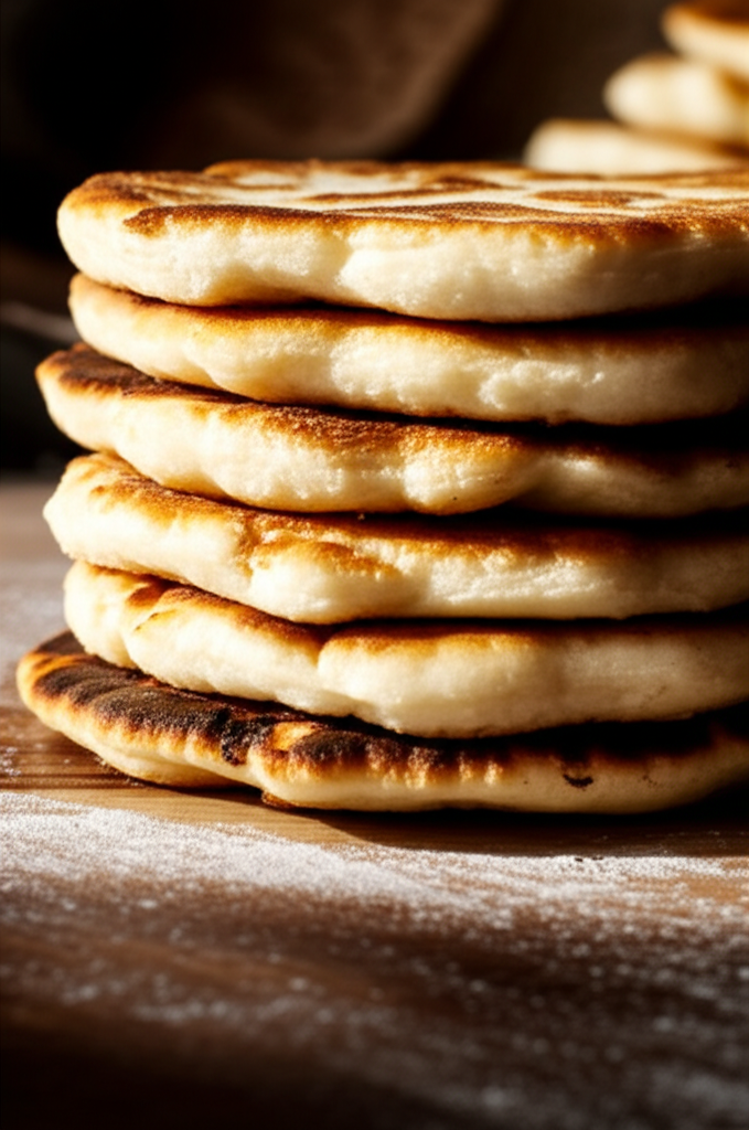Cottage cheese flatbread finished
