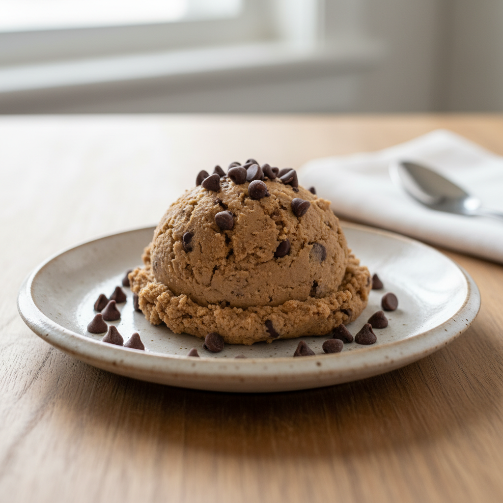 Mixing butter and sugars for cookie dough
