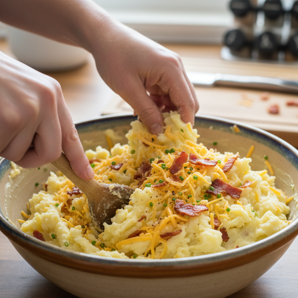 Ingredients for Stuffed Potato Cakes