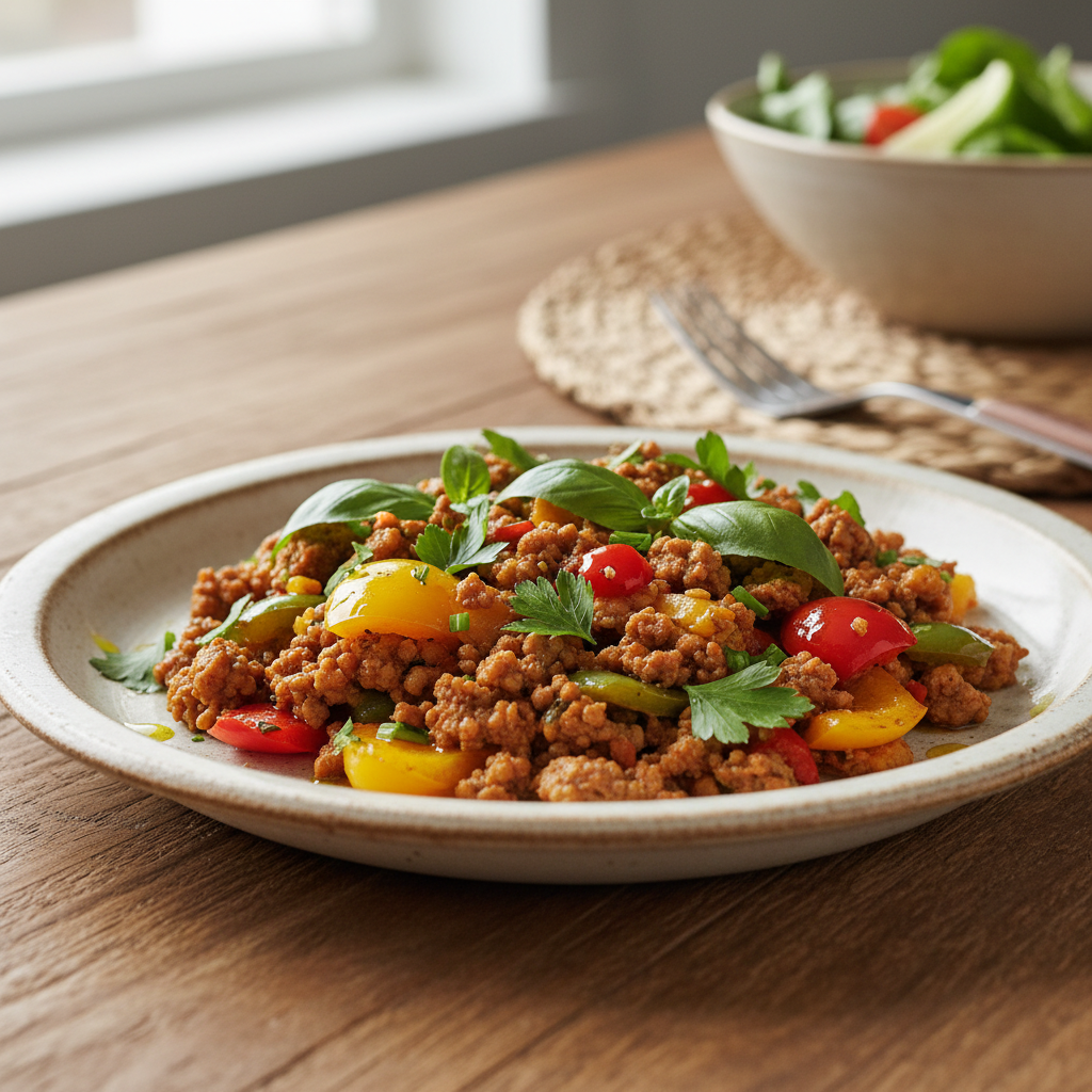 Ground Turkey and Peppers cooking suggestions