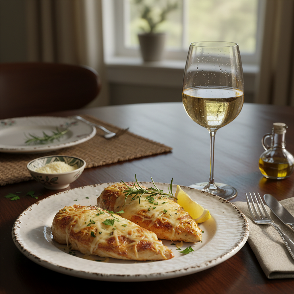 Serving suggestion with mashed potatoes and salad