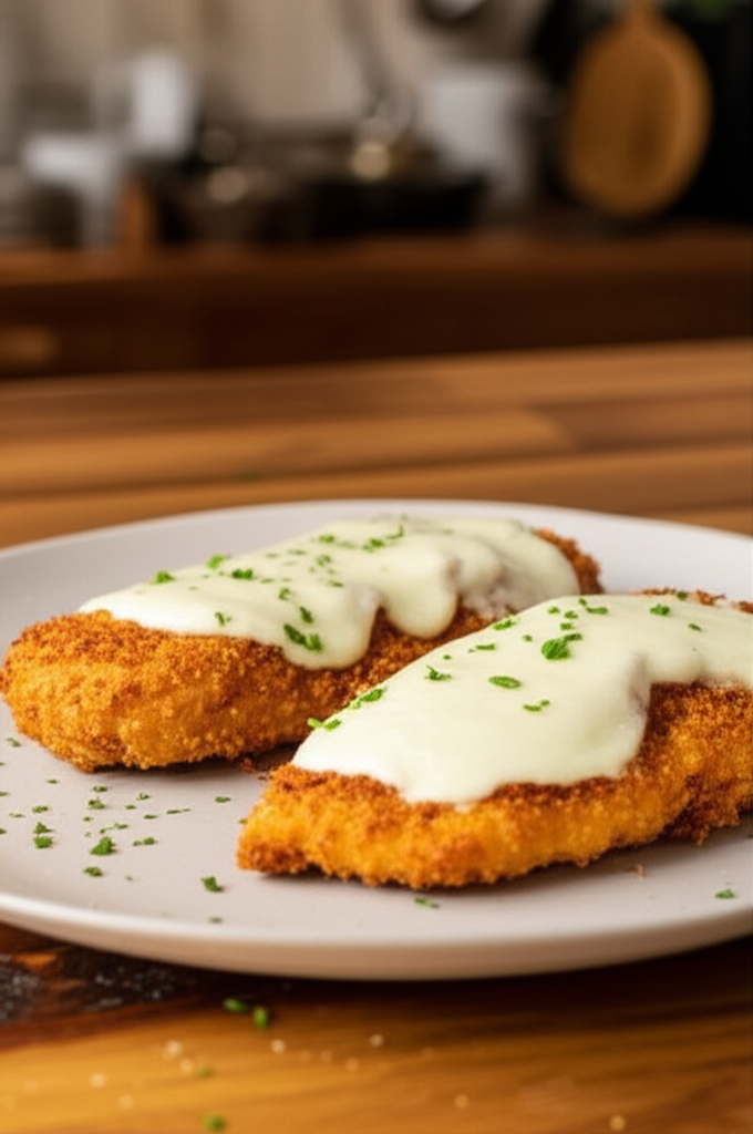 Longhorn Steakhouse Parmesan Chicken plated