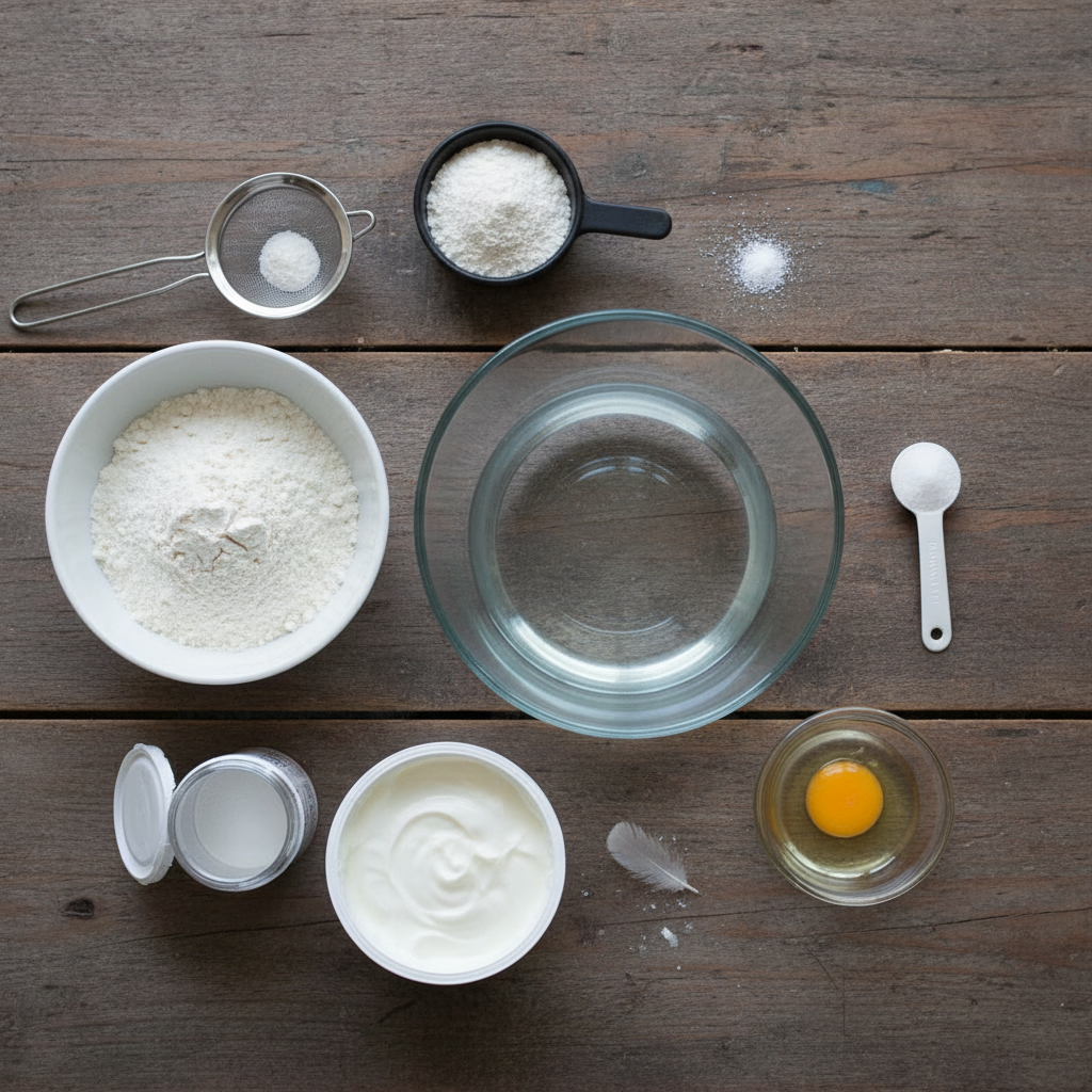 Ingredients for protein waffles