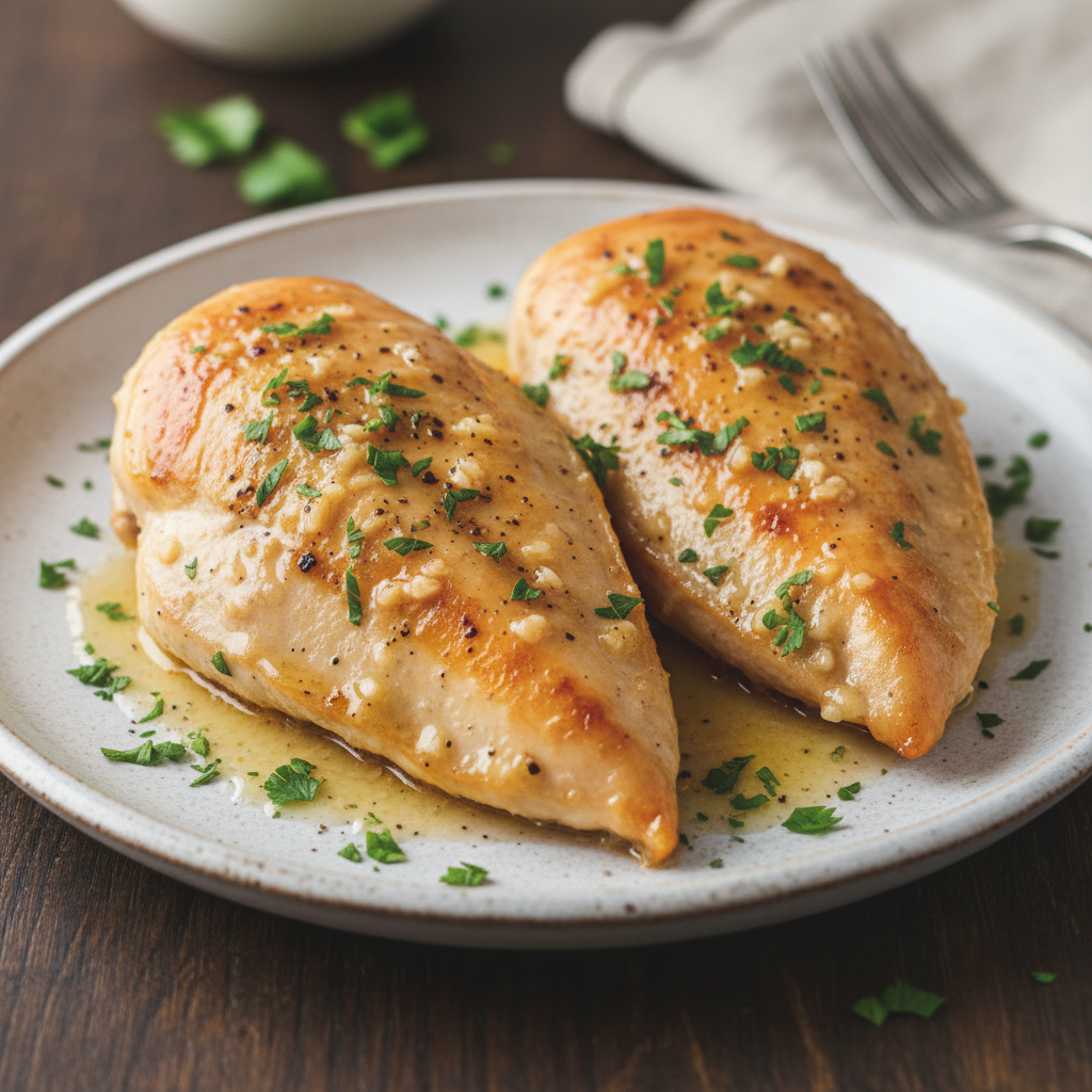 Garlic Butter Baked Chicken Breast Serving Suggestions