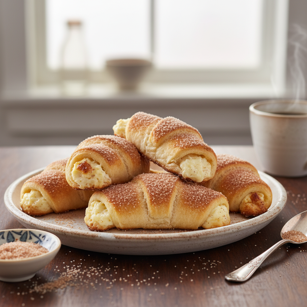 Serving suggestions for Cheesecake Crescent Rolls