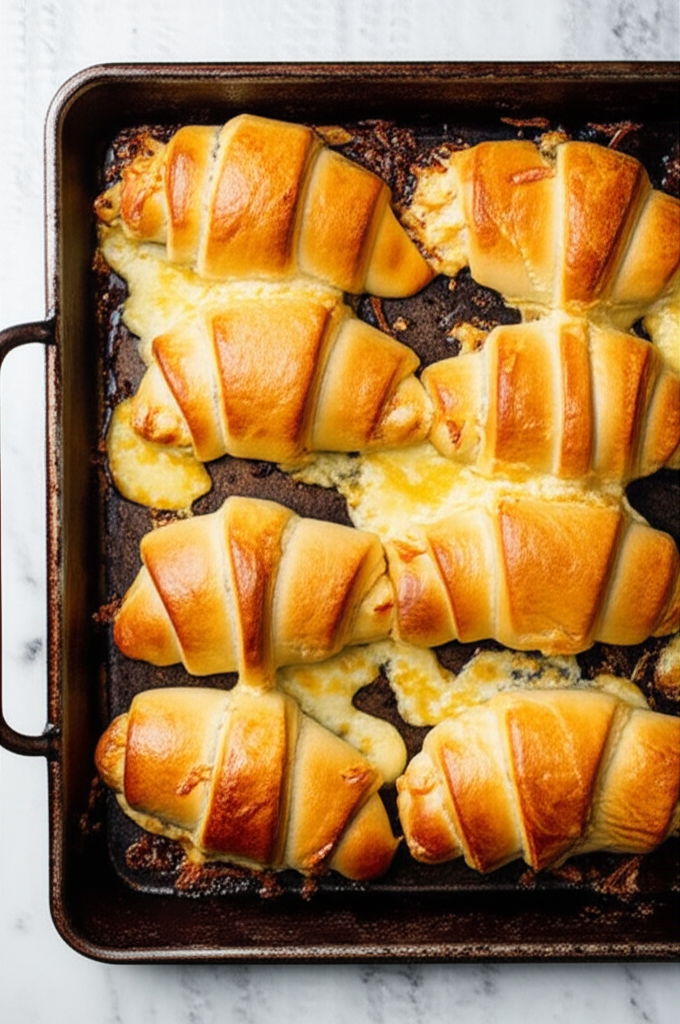 Chicken Crescent Rolls with Cheese