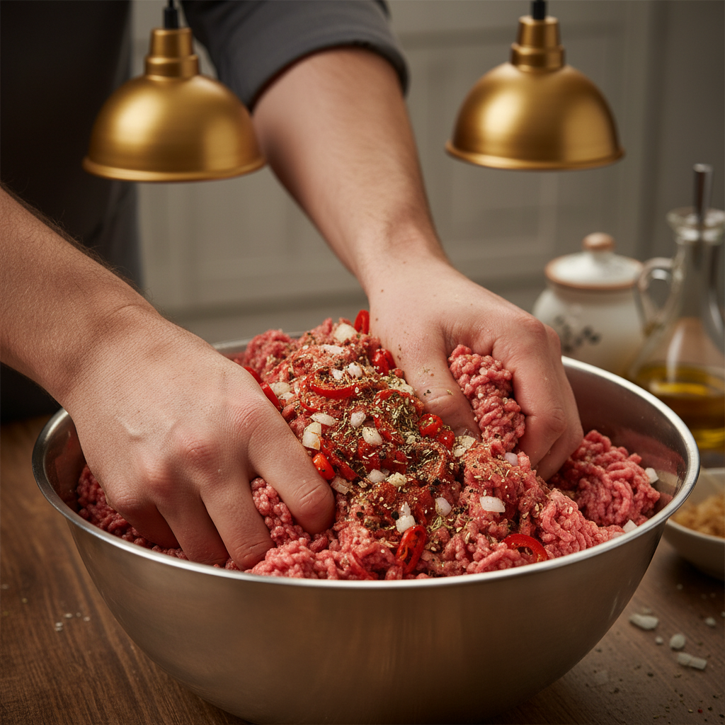 Cooking broccoli in a pan