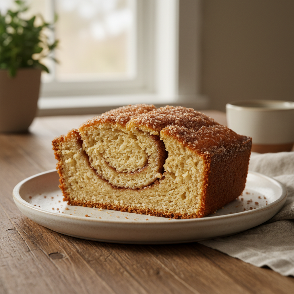 Mixing batter for Cinnamon Buttermilk Loaf