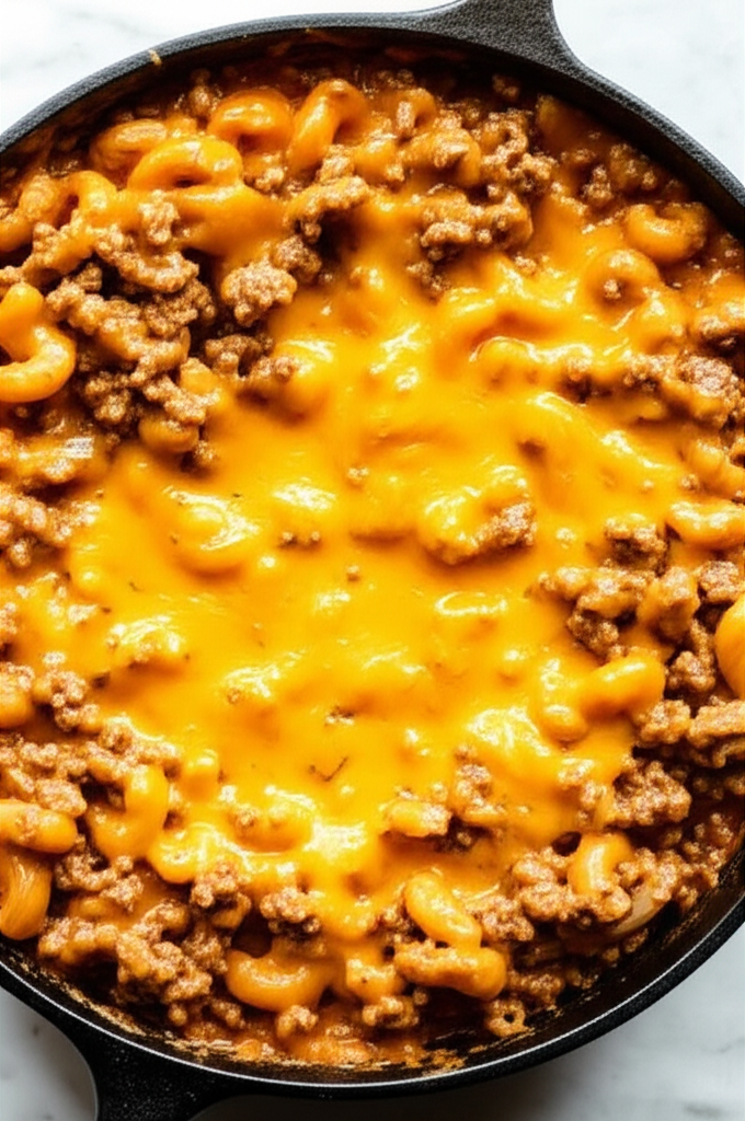 Homemade Hamburger Helper Cooked Dish