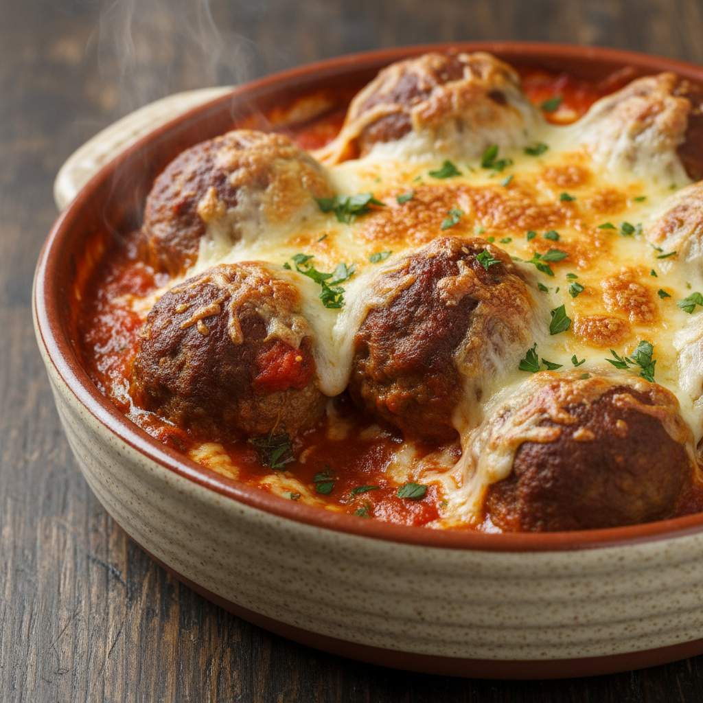 Serving suggestions for meatball casserole