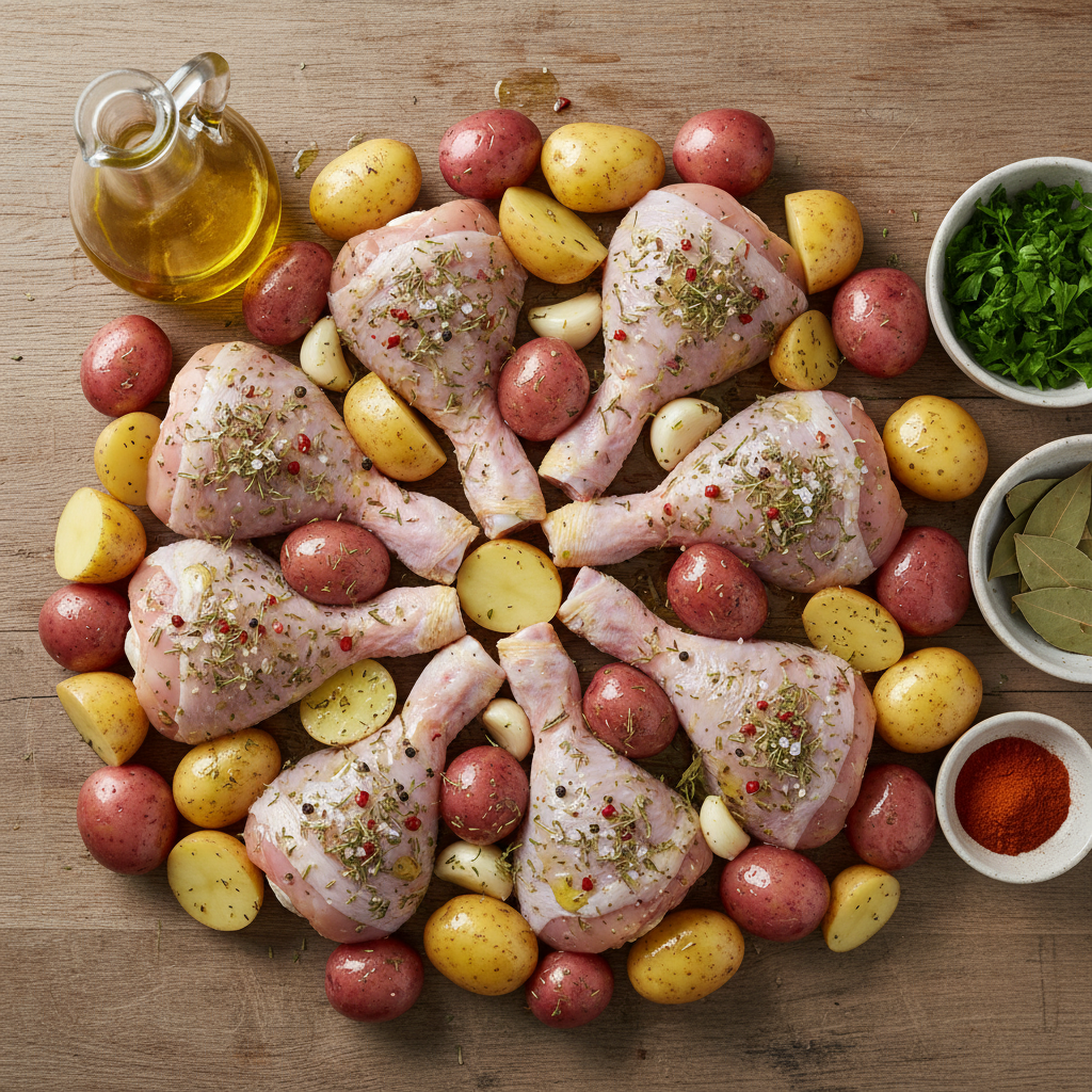 Ingredients for Char Siu Chicken