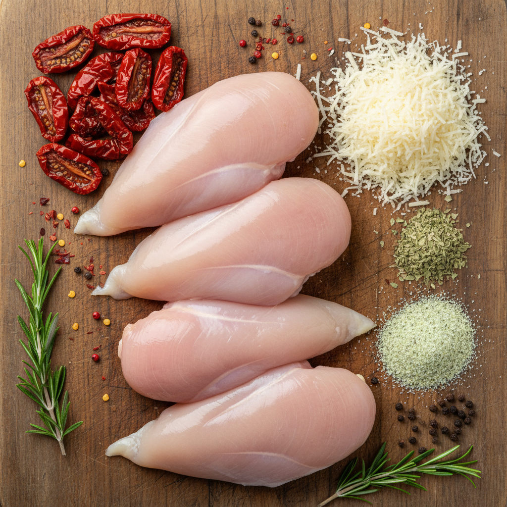 Ingredients for Crock Pot Marry Me Chicken