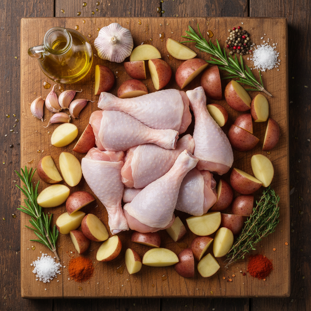 Ingredients for crockpot orange chicken